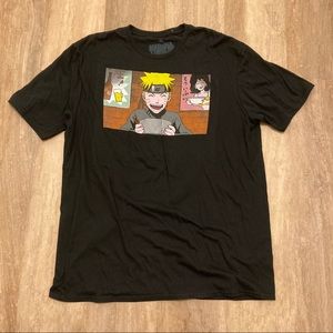 Naruto Shippuden T-Shirt Licensed Graphic Ichiraku Ramen Shop Men’s Size XL NWOT